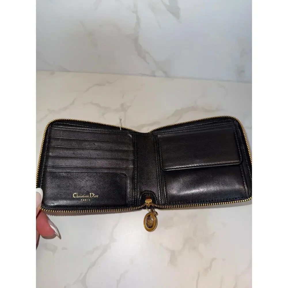 Dior Black Leather Wallet
